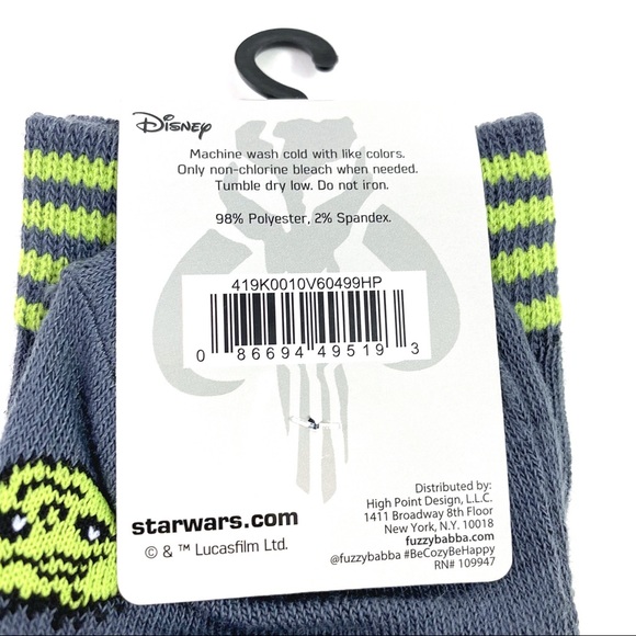 Disney Star Wars The Mandalorian Baby Yoda Socks - Picture 4 of 5